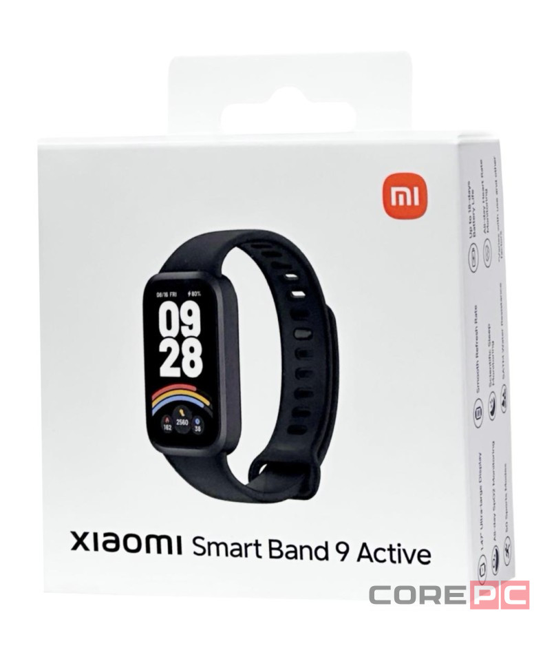 Фитнес-браслет Xiaomi Smart Band 9 Active Global черный