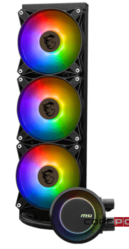 Система жидкостного охлаждения для процессора MSI MAG CORELIQUID E360 ARGB Black (306-7ZW6E51-C24)