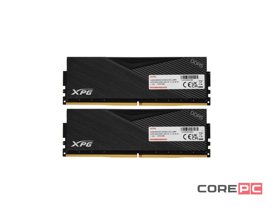 Оперативная память 64 Gb 6000 MHz ADATA XPG LANCER Black (AX5U6000C3032G-DCLABK)