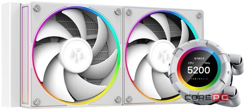 Система жидкостного охлаждения для процессора ID-COOLING SL240 White PWM