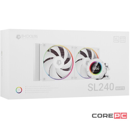 Система жидкостного охлаждения для процессора ID-COOLING SL240 White PWM