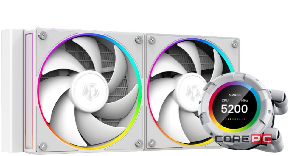 Система жидкостного охлаждения для процессора ID-COOLING SL240 White PWM