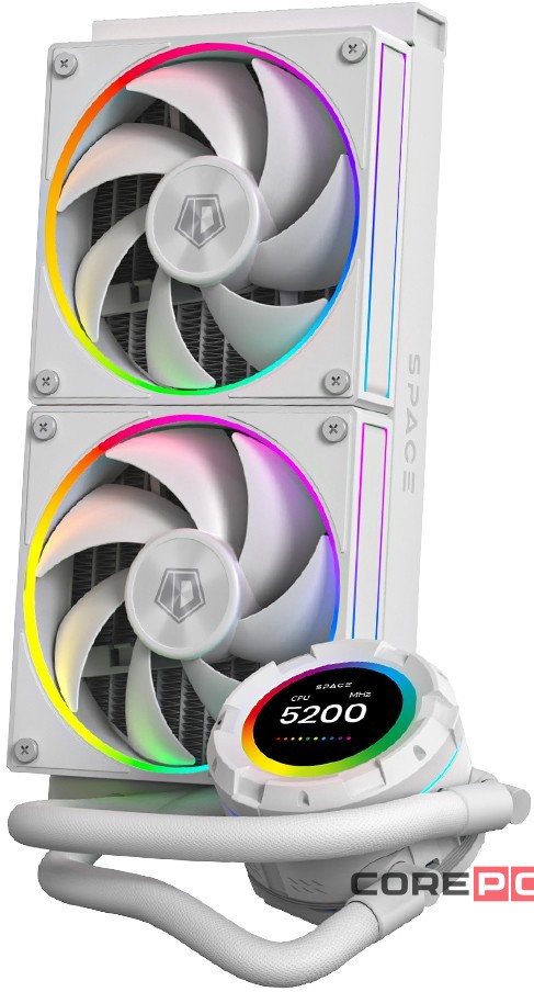 Система жидкостного охлаждения для процессора ID-COOLING SL240 White PWM