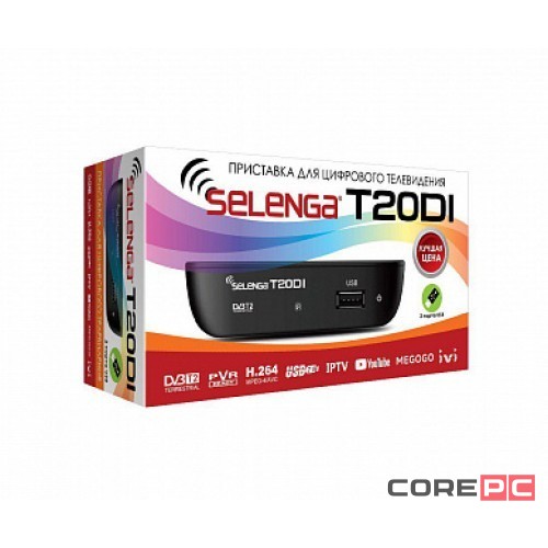 ТВ-приставка для приема цифрового телевидения Selenga T20DI