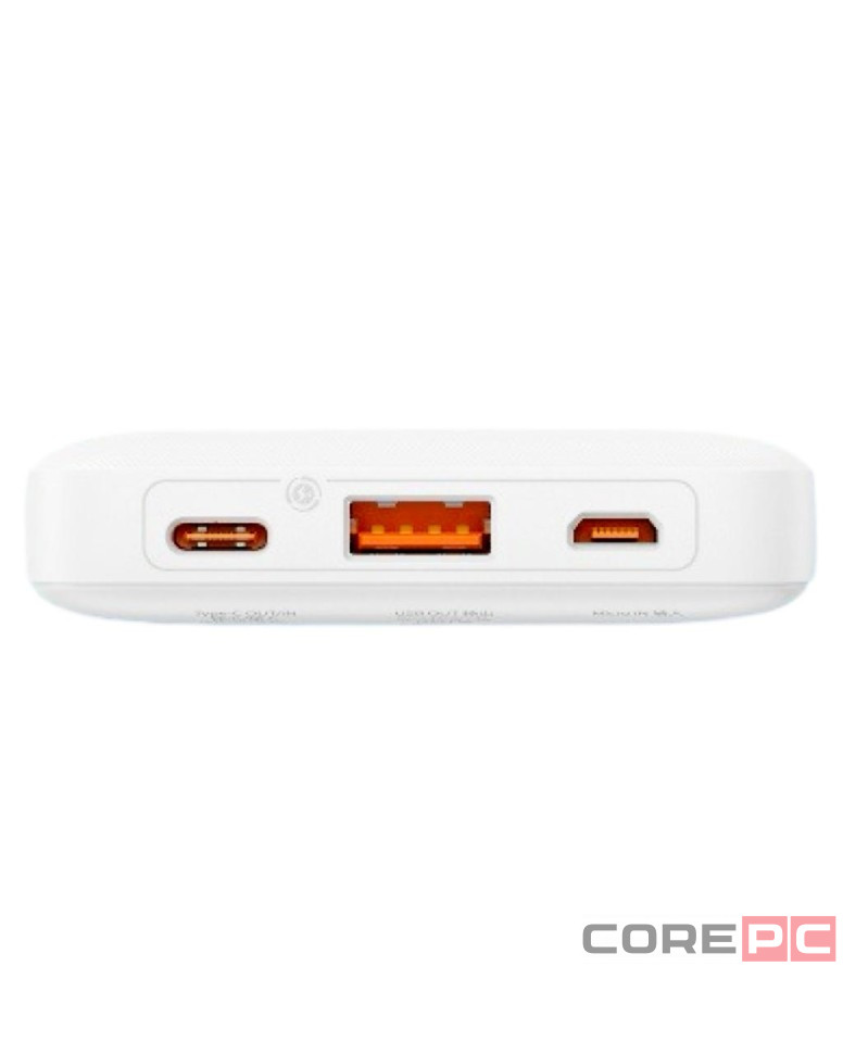 Powerbank Baseus Airpow с кабелем Type-C 10000mAh 1USB/2C 20W (PPQD090002) белый