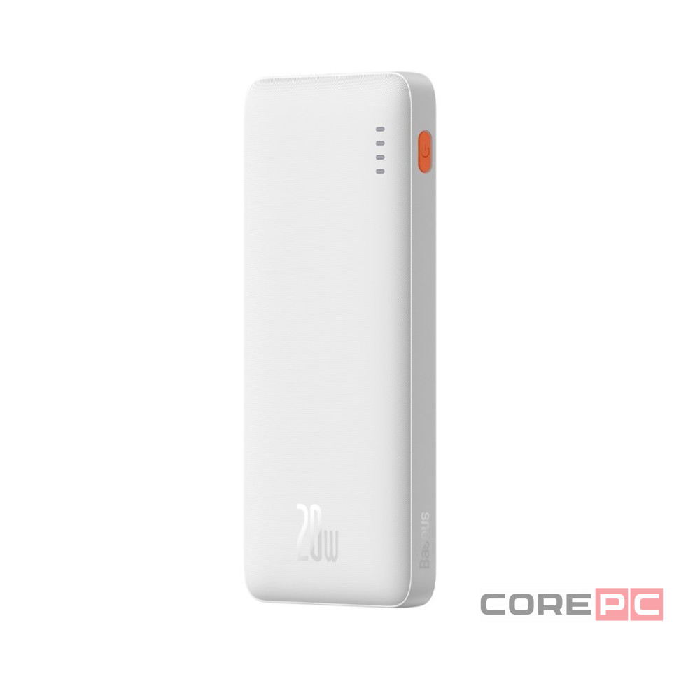 Powerbank Baseus Airpow с кабелем Type-C 10000mAh 1USB/2C 20W (PPQD090002) белый