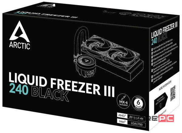 Система жидкостного охлаждения для процессора Arctic Cooling Liquid Freezer III-240 Black (ACFRE00134A)