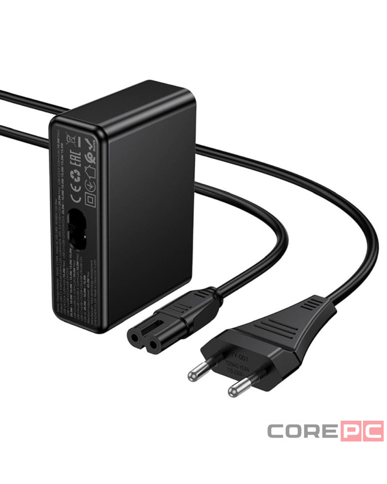 Сетевое зар. устр. Hoco C150A 1USB/5C 45W черное