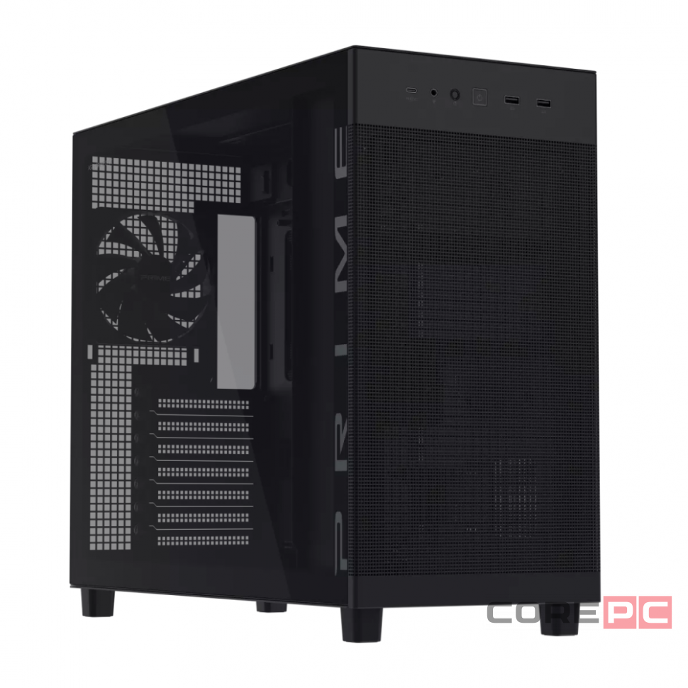 Компьютерный корпус ASUS PRIME AP303 TG Black (90DC00V0-B39010)
