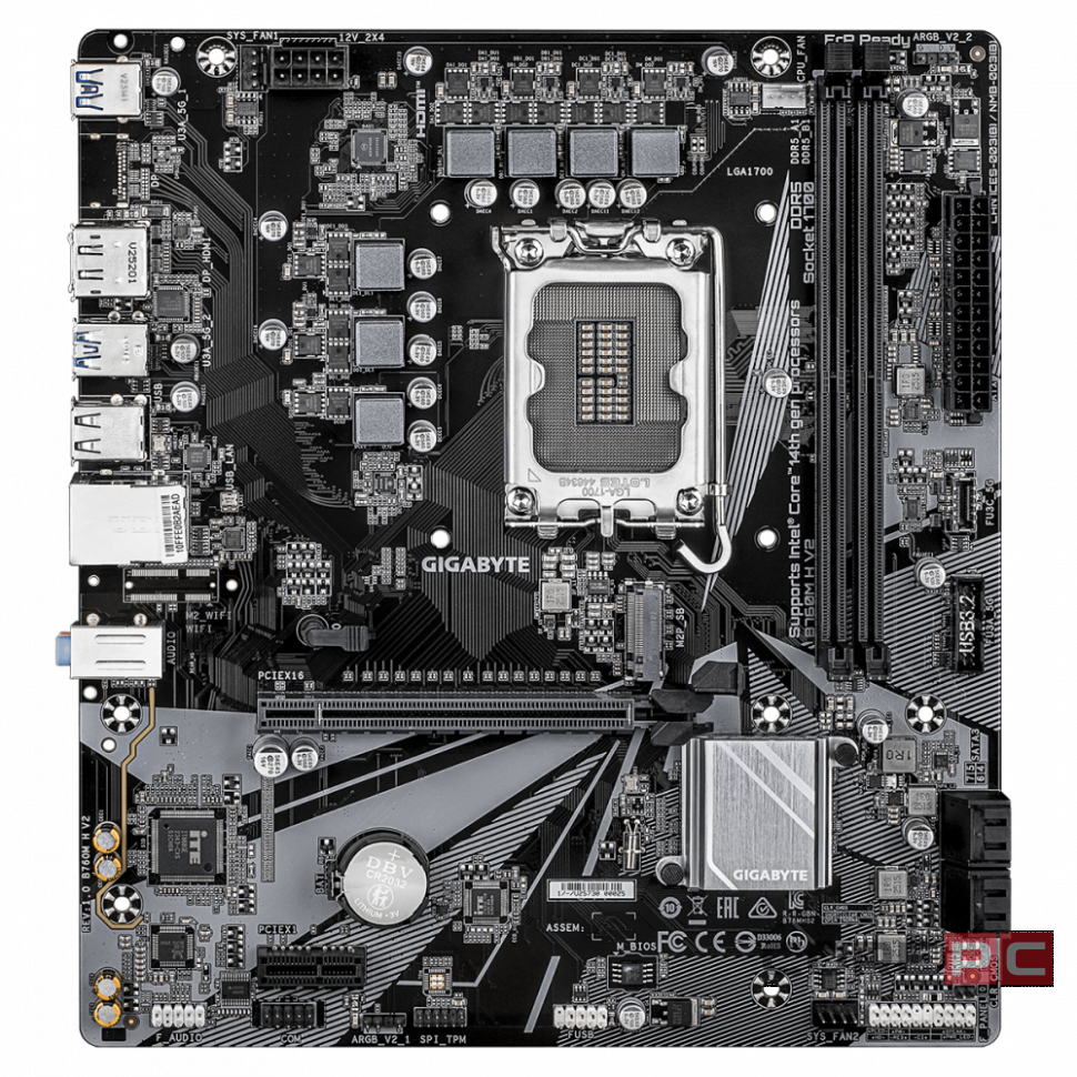Материнская плата Gigabyte B760M H V2