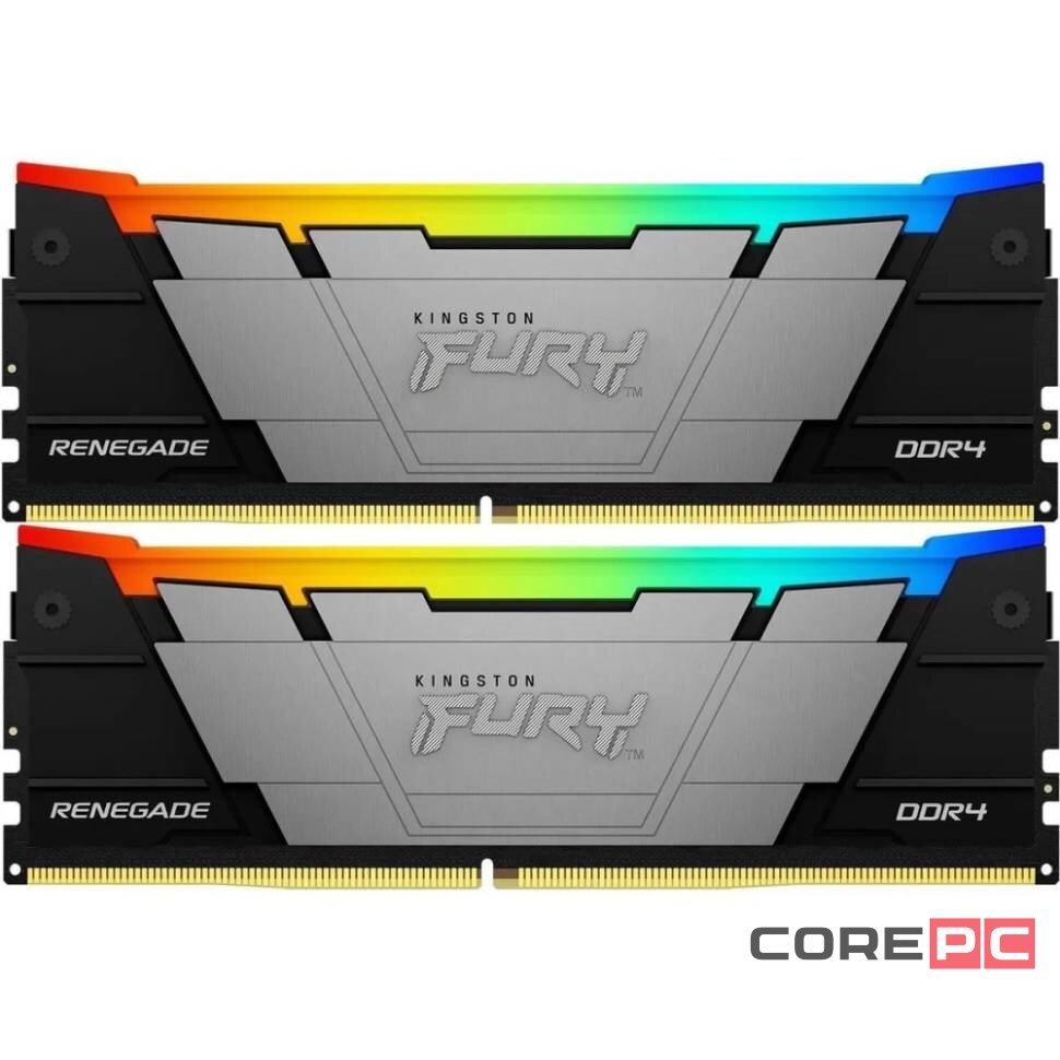Оперативная память 16 Gb 4600 MHz Kingston FURY Renegade RGB XMP Black (KF446C19RB2AK2/16)