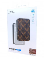 Powerbank магнитный с MagSafe Keephone Brendy 10000mAh коричневый с узором