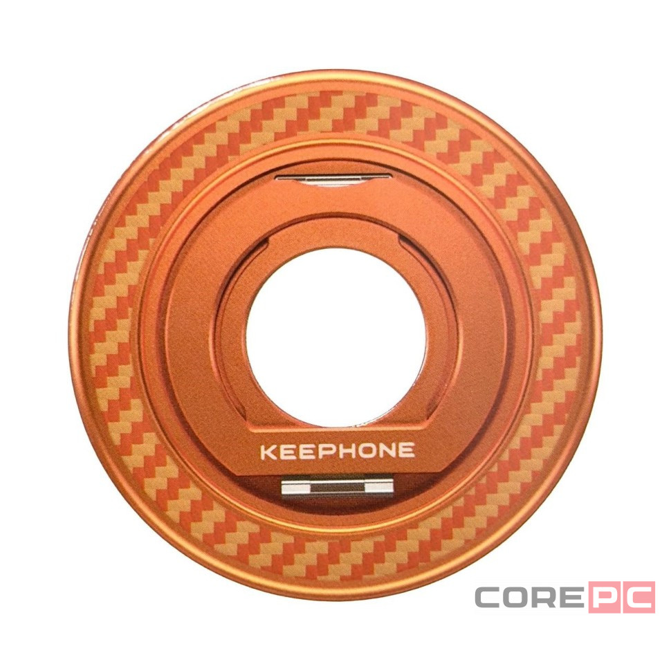Магнитное кольцо Keephone Kevlar Grip оранжевое
