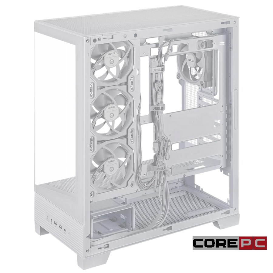 Компьютерный корпус ASUS A31 PLUS TG ARGB White (90DC00R3-B19000)