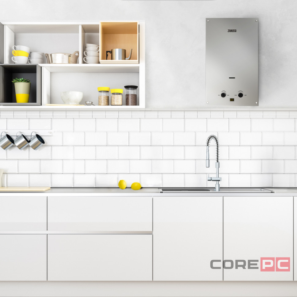 Колонка газовая Zanussi GWH 10 Fonte Glass Mirror