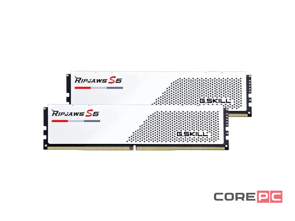 Оперативная память 32 Gb 5200 MHz G.Skill RIPJAWS S5 White (F5-5200J4040A16GX2-RS5W)