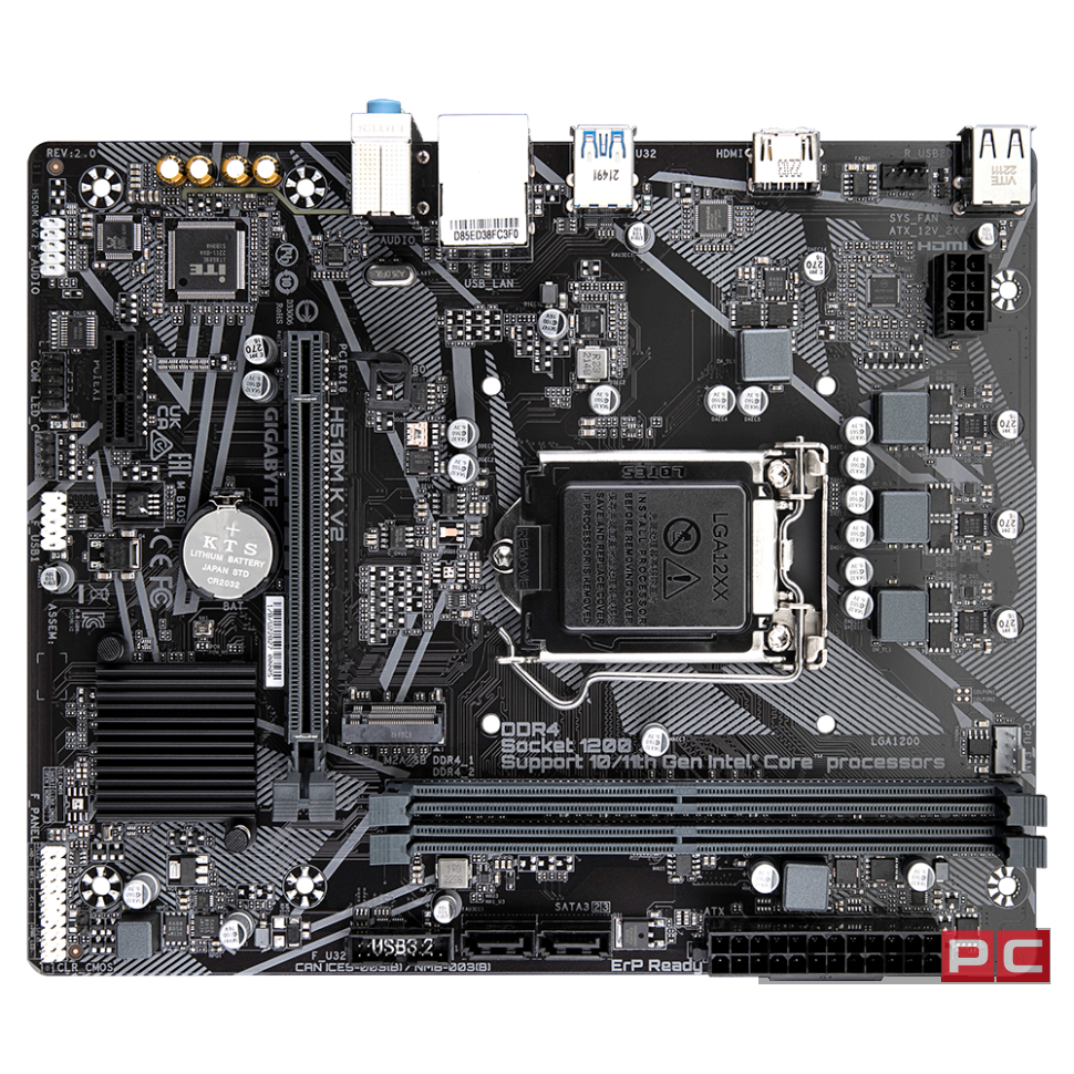 Материнская плата Gigabyte H510M K V2 2.0