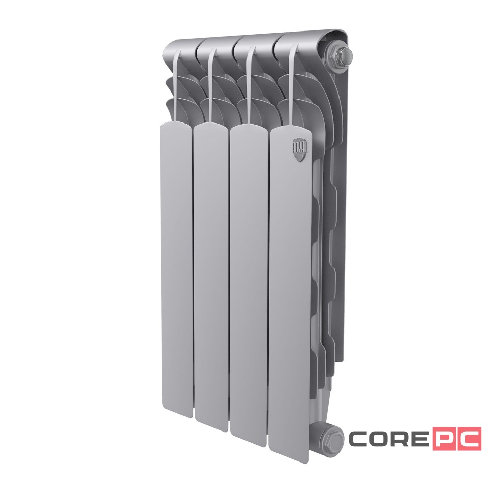 Радиатор Royal Thermo Revolution Bimetall 500 2.0/Silver Satin - 4 секц.