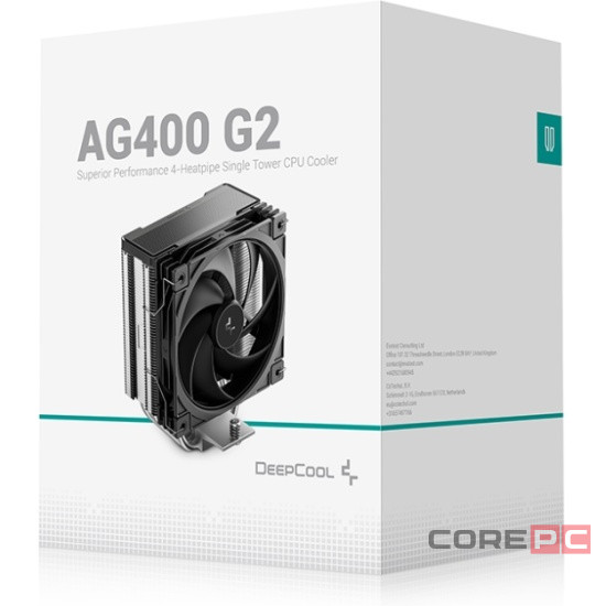 Кулер для процессора Deepcool AG400 G2 (R-AG400-BKNPMG2-G)