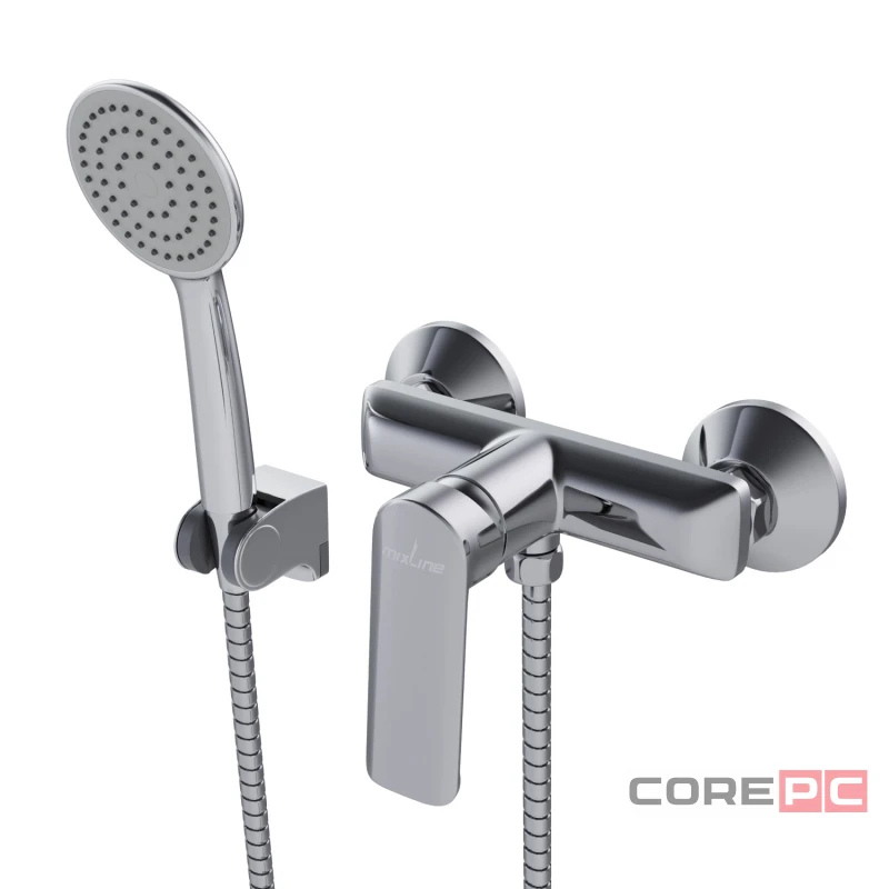 Смеситель для душа MIXLINE МЛ29-07/ML29-07, рычажное управление, цвет хром