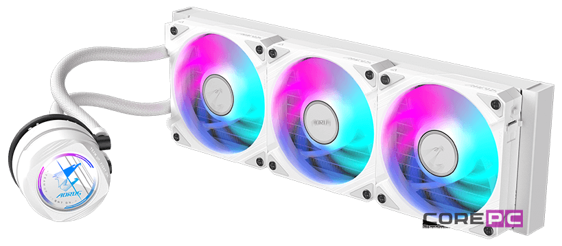 Система жидкостного охлаждения для процессора Gigabyte MULTI SOCKET GP-AORUS WATERFORCEX II 360I White