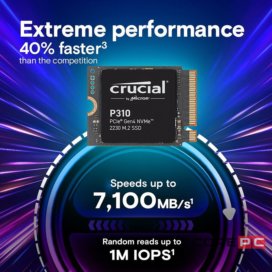 Твердотельный накопитель CRUCIAL 2000 Gb P310 (CT2000P310SSD2)