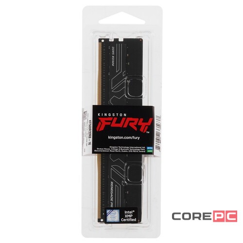Оперативная память 16 Gb 6000 MHz Kingston FURY Renegade Pro XMP ECC Black (KF560R32RB-16)