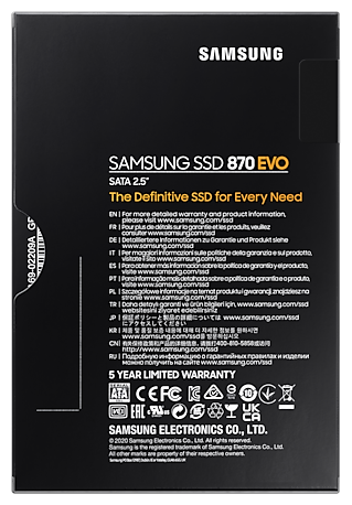 Твердотельный накопитель Samsung 2000 Gb 870 EVO (MZ-77E2T0BW)