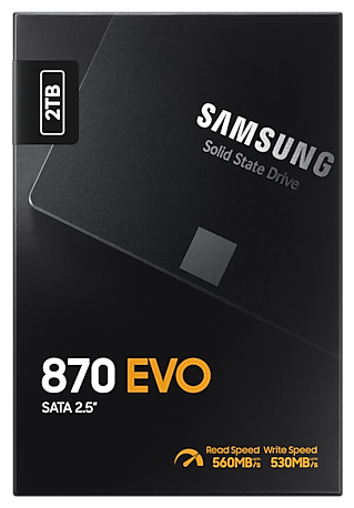 Твердотельный накопитель Samsung 2000 Gb 870 EVO (MZ-77E2T0BW)