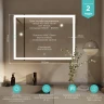 Зеркало MIXLINE Ливия 800х600 (ШВ) сенсорный выключатель, светодиодная подсветка