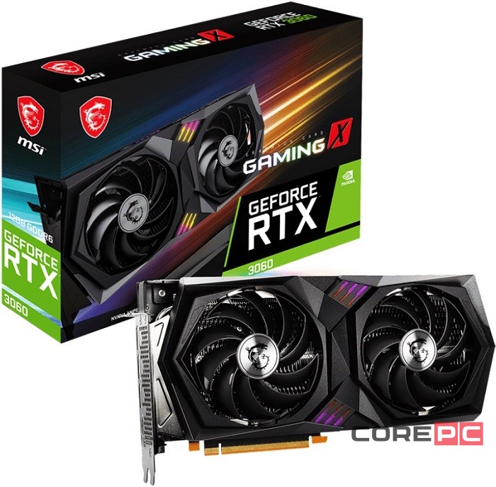 Видеокарта MSI (RTX 3060 Ti VENTUS 3X 8G OC LHR) GeForce RTX 3060 Ti 8GB VENTUS 3X OC LHR