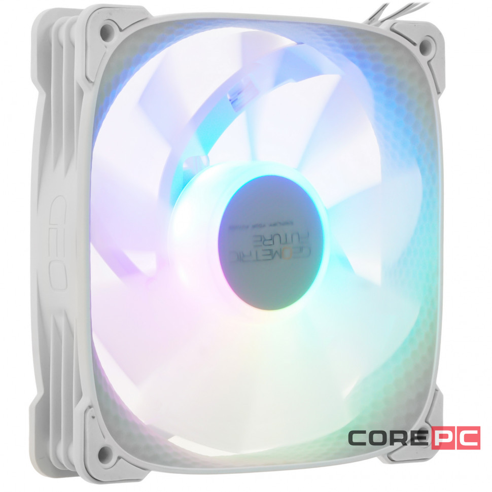 Вентилятор для корпуса Geometric Future Squama 2505W 5V ARGB White (1F2505W112001) (GF_SQM-2505W-SP)