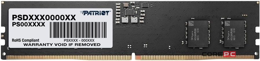 Оперативная память 8 Gb 5200 MHz Patriot (PSD58G520081)