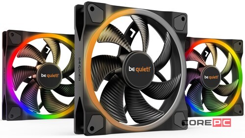 Комплект вентиляторов Be Quiet! LIGHT WINGS 140mm Triple-Pack BL078