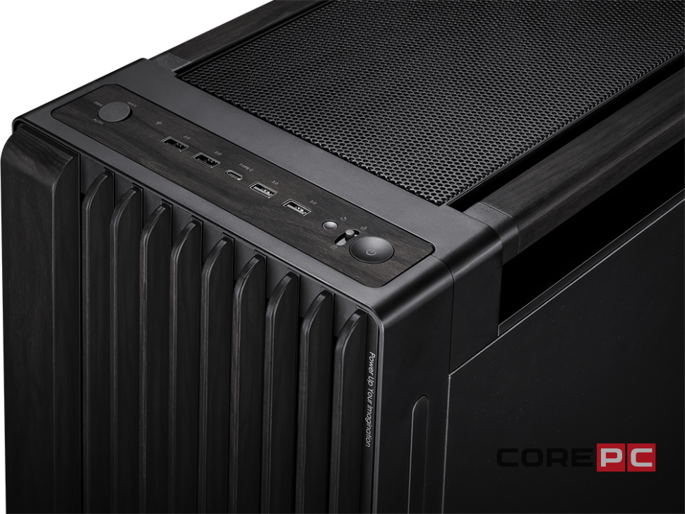 Компьютерный корпус ASUS PROART PA602 WOOD METAL PWM Black (90DC00J0-B09020)