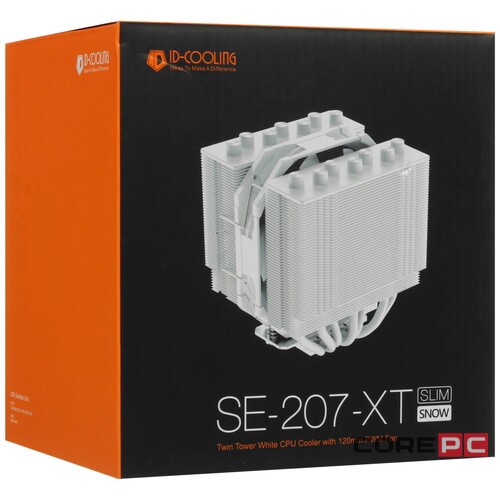 Кулер для процессора ID-COOLING SE-207-XT SLIM Snow