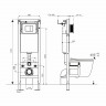 Система инсталляции WAVE В-380/003М/W-380/003 M без кнопки, МЕХАНИКА, 380 мм