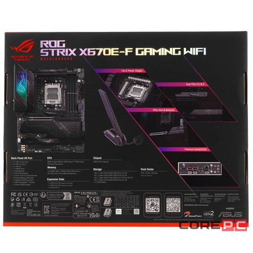 Материнская плата ASUS ROG STRIX X670E-F GAMING WIFI 90MB1BA0-M0EAY0