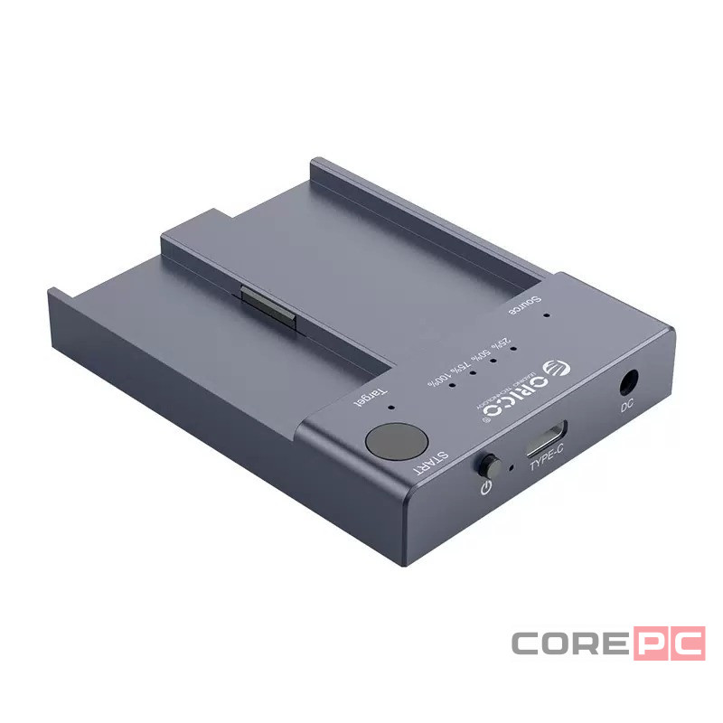 Дубликатор для 2 M.2 NVMe Orico M2P2-C3-C USB-C черный