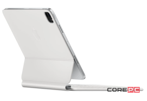 Клавиатура Apple Magic Keyboard with Trackpad для iPad Pro 13 (2024) русская (нейлон с подставкой) (белый) (MWR43)