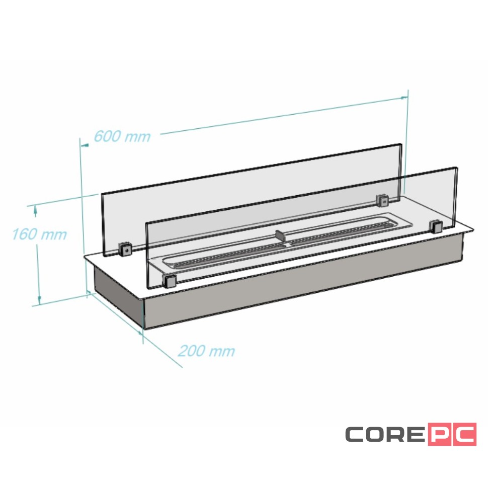 Биокамин Royal Thermo RTBFP-P600XS Modul