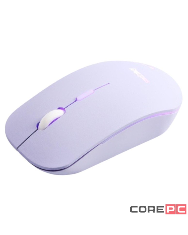 Мышь проводная беззвучная с подсветкой Smartbuy 288 сиреневая (SBM-288-V)