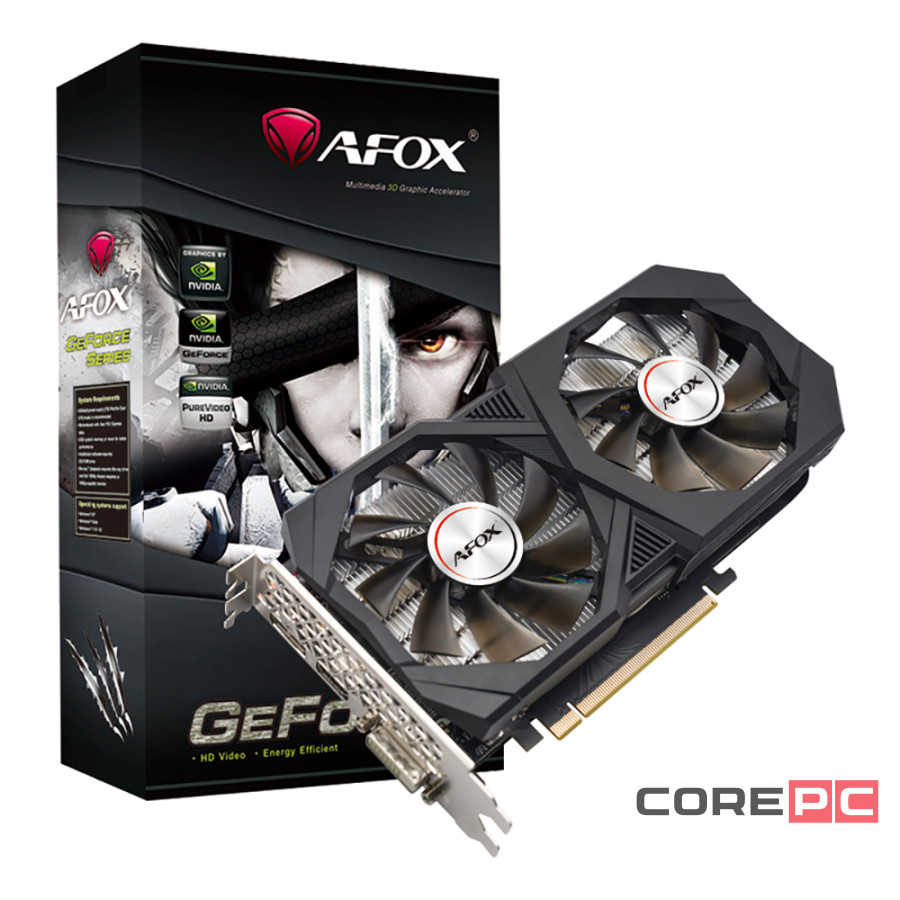 Видеокарта AFox (AF3050-8GD6H7-V2) GeForce RTX 3050 8GB GAMING
