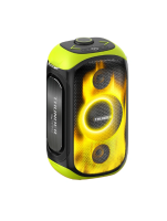 Bluetooth-колонка с караоке-микрофоном WiWU Thunder Wireless Speaker (P20) (черный/зеленый)