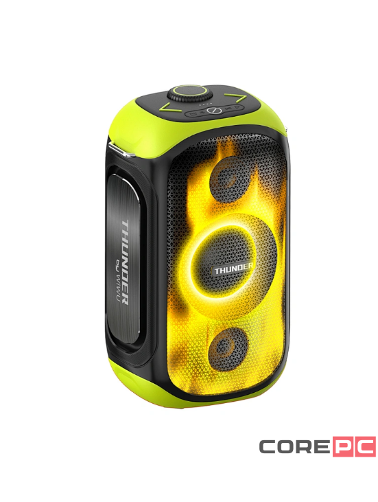 Bluetooth-колонка с караоке-микрофоном WiWU Thunder Wireless Speaker (P20) (черный/зеленый)