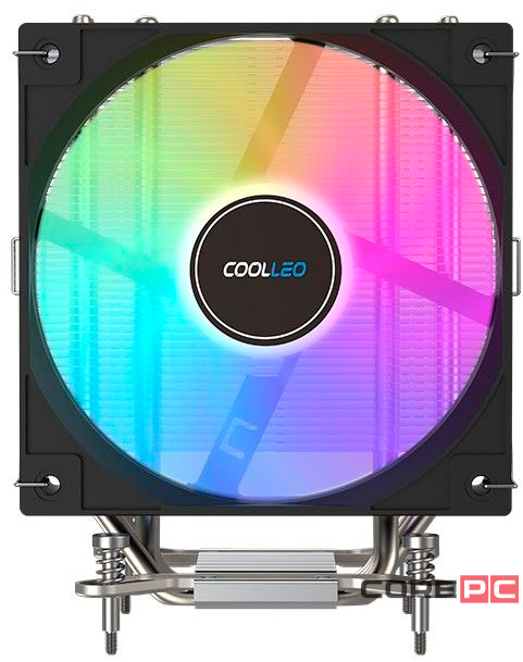 Кулер для процессора Coolleo Etian Digital ARGB Black (CL-A40-ARGB)