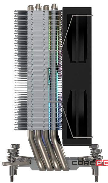 Кулер для процессора Coolleo Etian Digital ARGB Black (CL-A40-ARGB)
