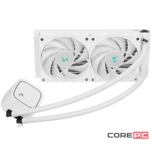 Система жидкостного охлаждения для процессора Deepcool LE520 White ARGB PWM