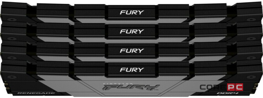 Оперативная память 32 Gb 3200 MHz Kingston FURY Renegade Black/Gray (KF432C16RB2K4/32)
