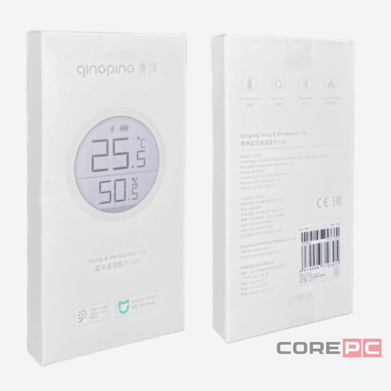 Датчик температуры и влажности Xiaomi ClearGrass Qingping Temp CGDK2 белый